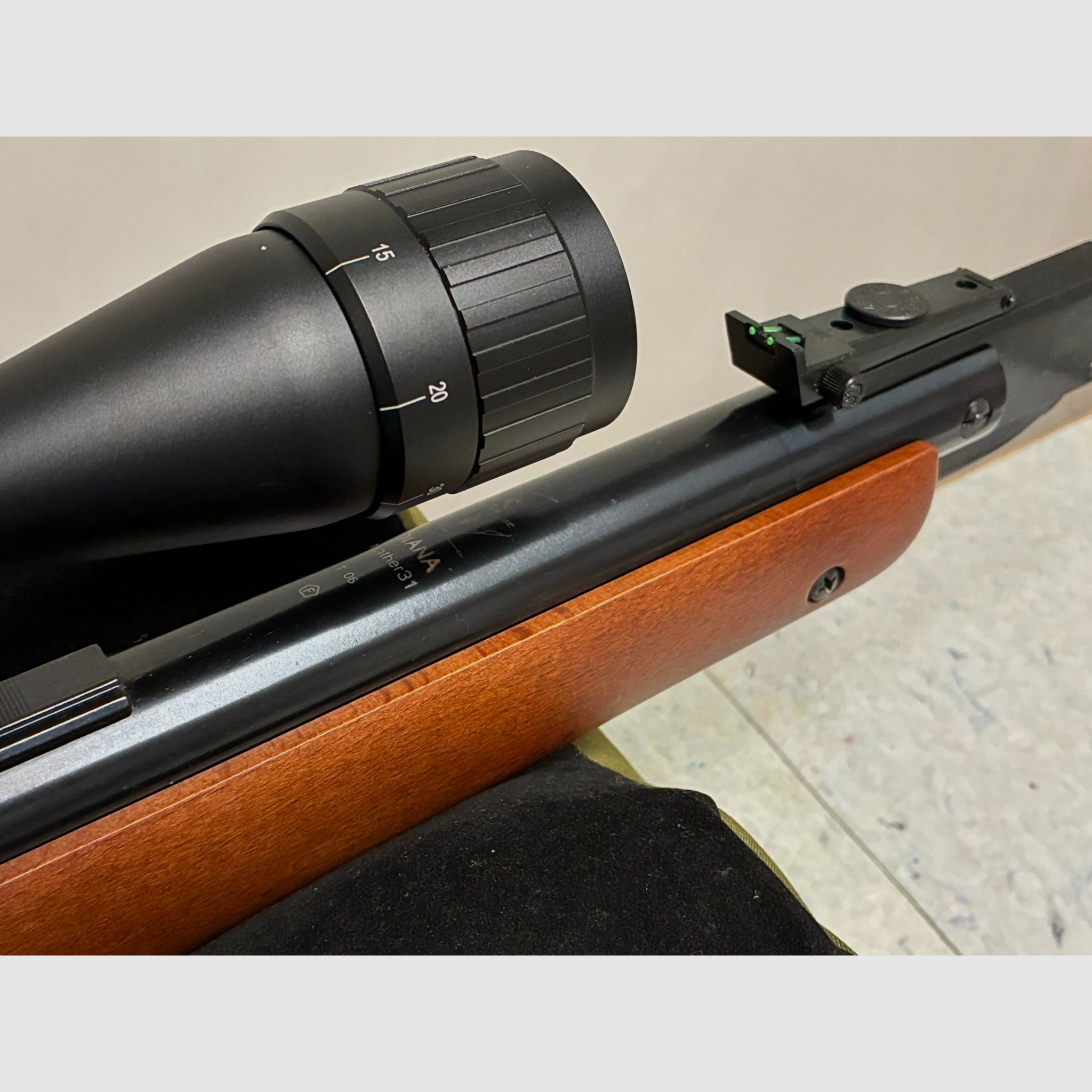 Luchtgeweer Diana 31 Luxe Houten Schaft T06 met Hawke ZF - geen 34 / 35