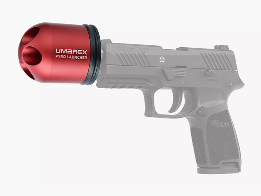 Lanzador Pyro Umarex Vaso de Disparo Múltiple Rojo + Adaptador - NUEVO
