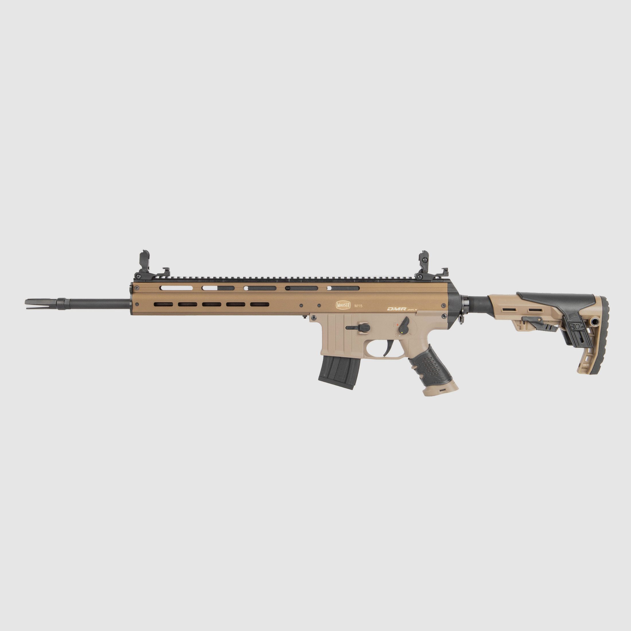 MAUSER M15 DMR Bronze/TAN .22lr HV - Carabine semi-automatique