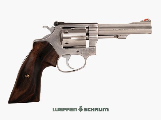 Smith & Wesson 63 , Holzgriffschalen, verstellbare Visierung, Kurzw.-Futteral, .22lr
