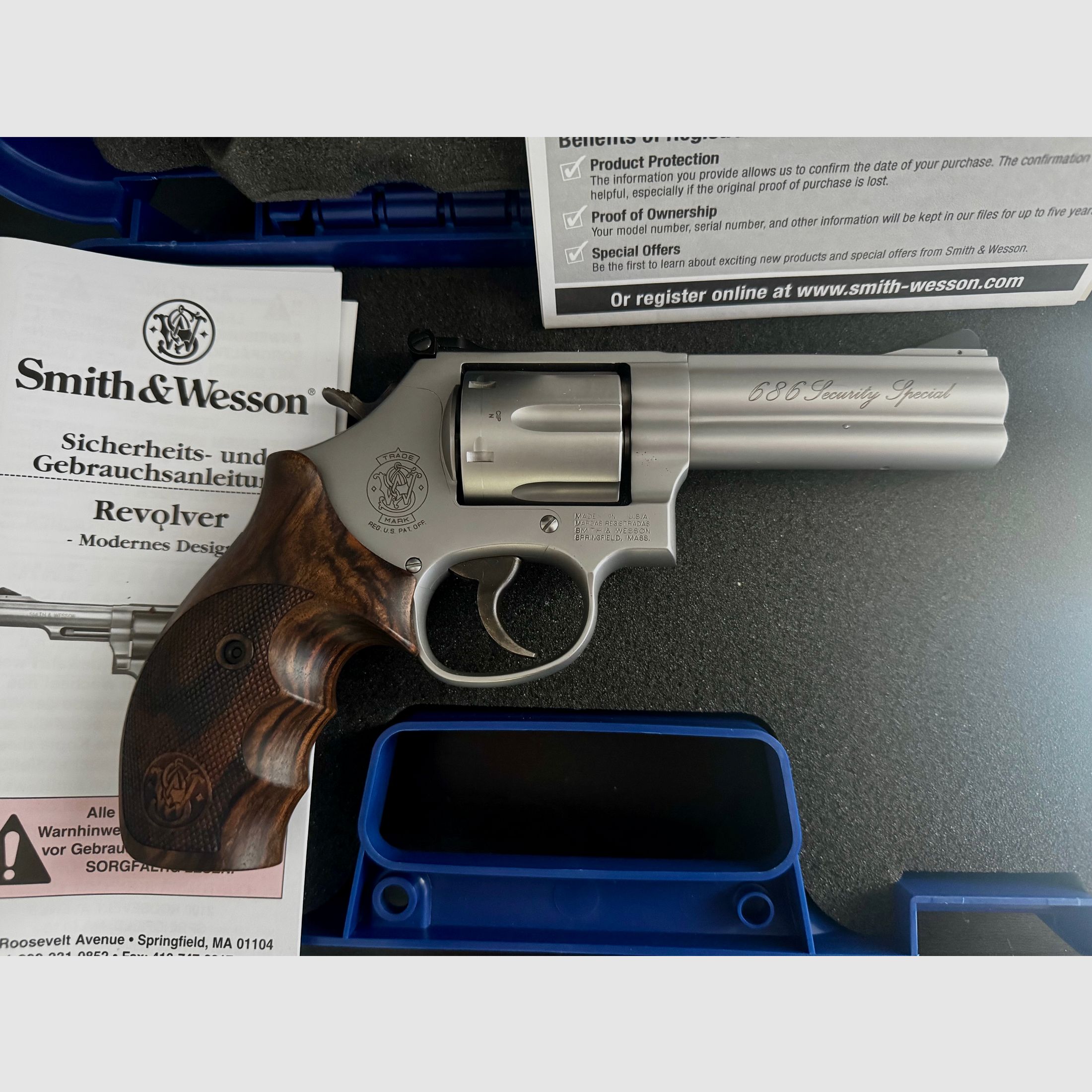 Smith & Wesson 686 Security Special 4” .357 Magnum – neuwertiger Zustand