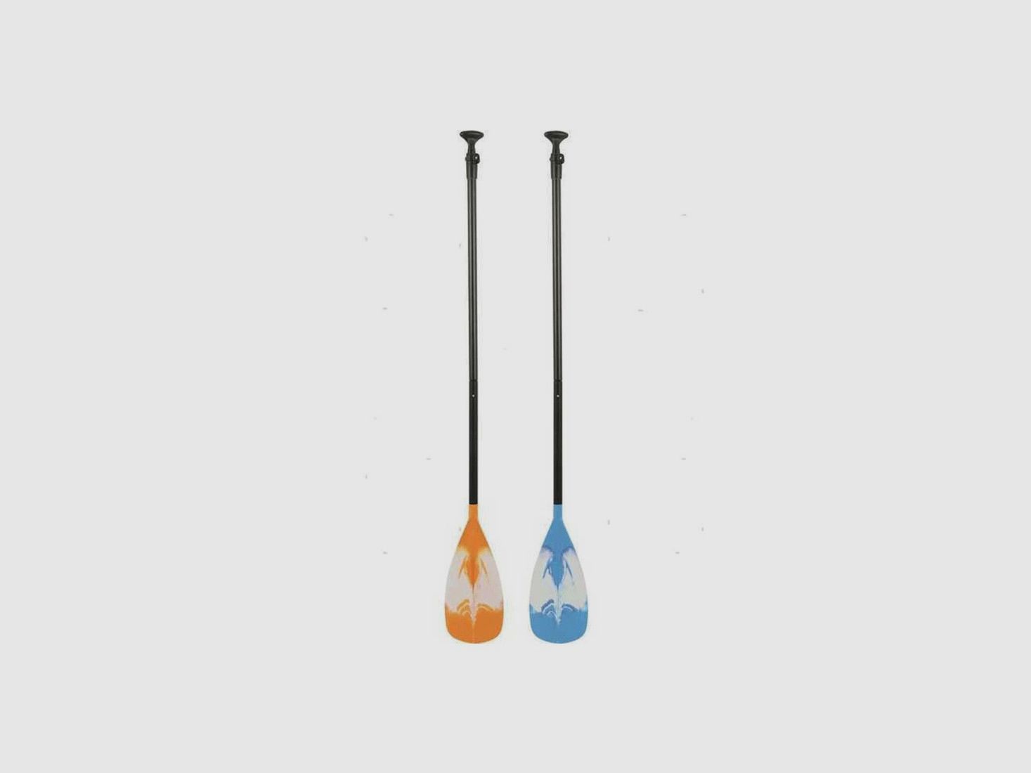 TELESCOPISCHE PADDLE VAN ALUMINIUM MET LEAF, afbeelding 1 van 2