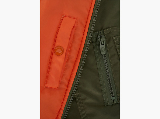 Brandit Kids MA1 Jacket - Olive / 122/128
