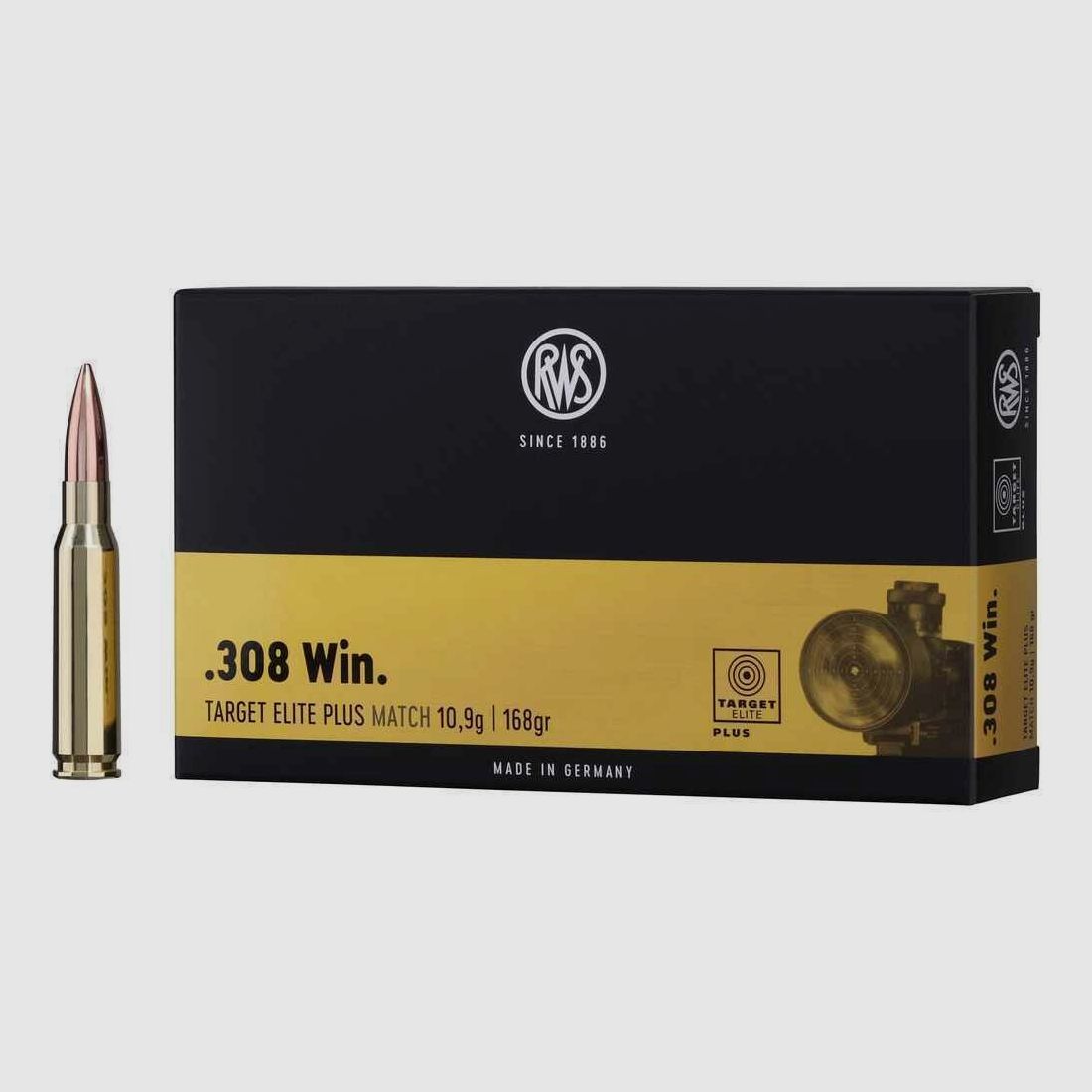 RWS TARGET ELITE PLUS .308 Win 10,9 g / 168 gr (Packung mit 20)