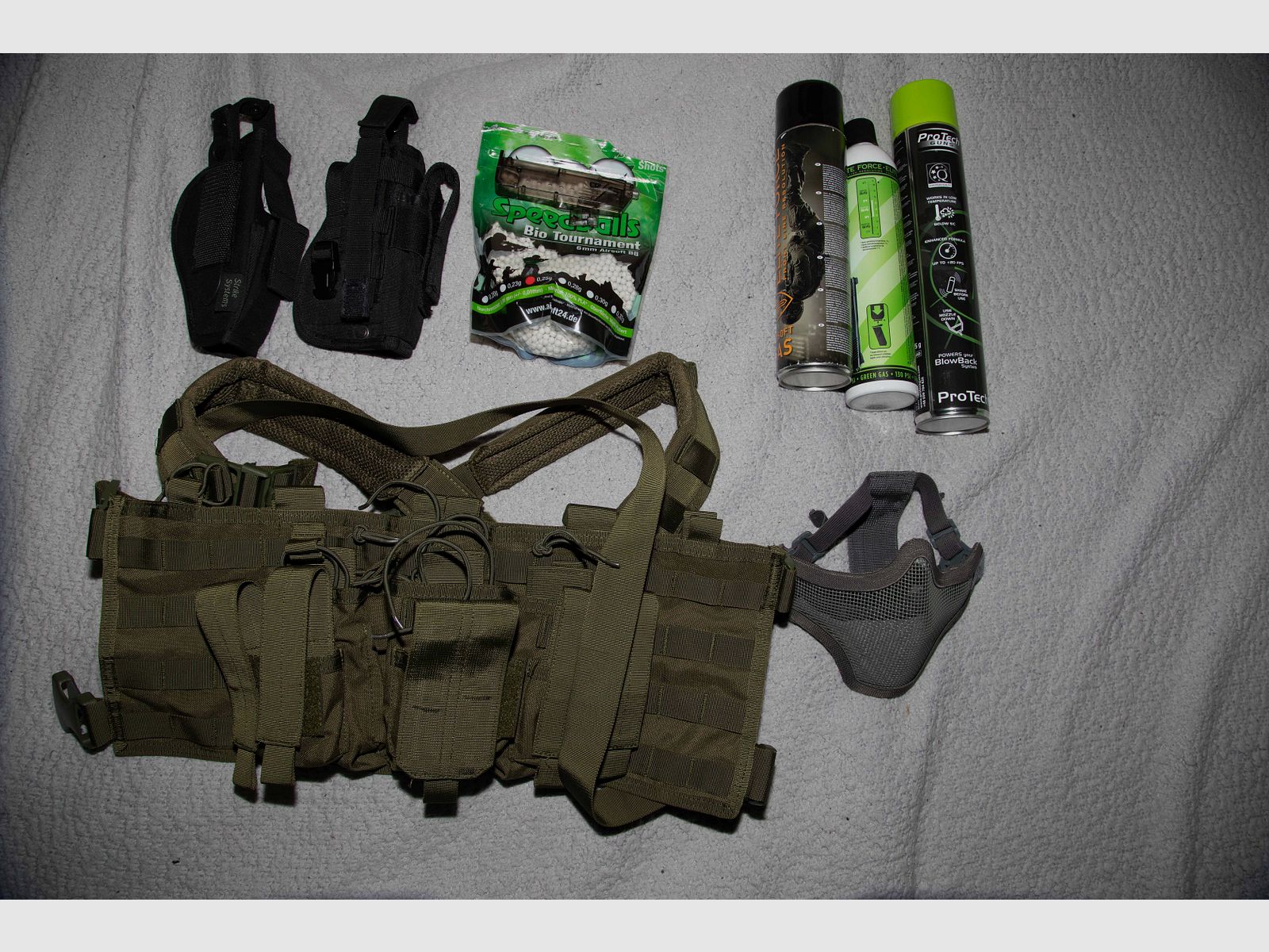 Set de démarrage Softair M4 Evolution Ghost EMR S / WE HI-Capa 2011 5.2 K GBB et accessoires