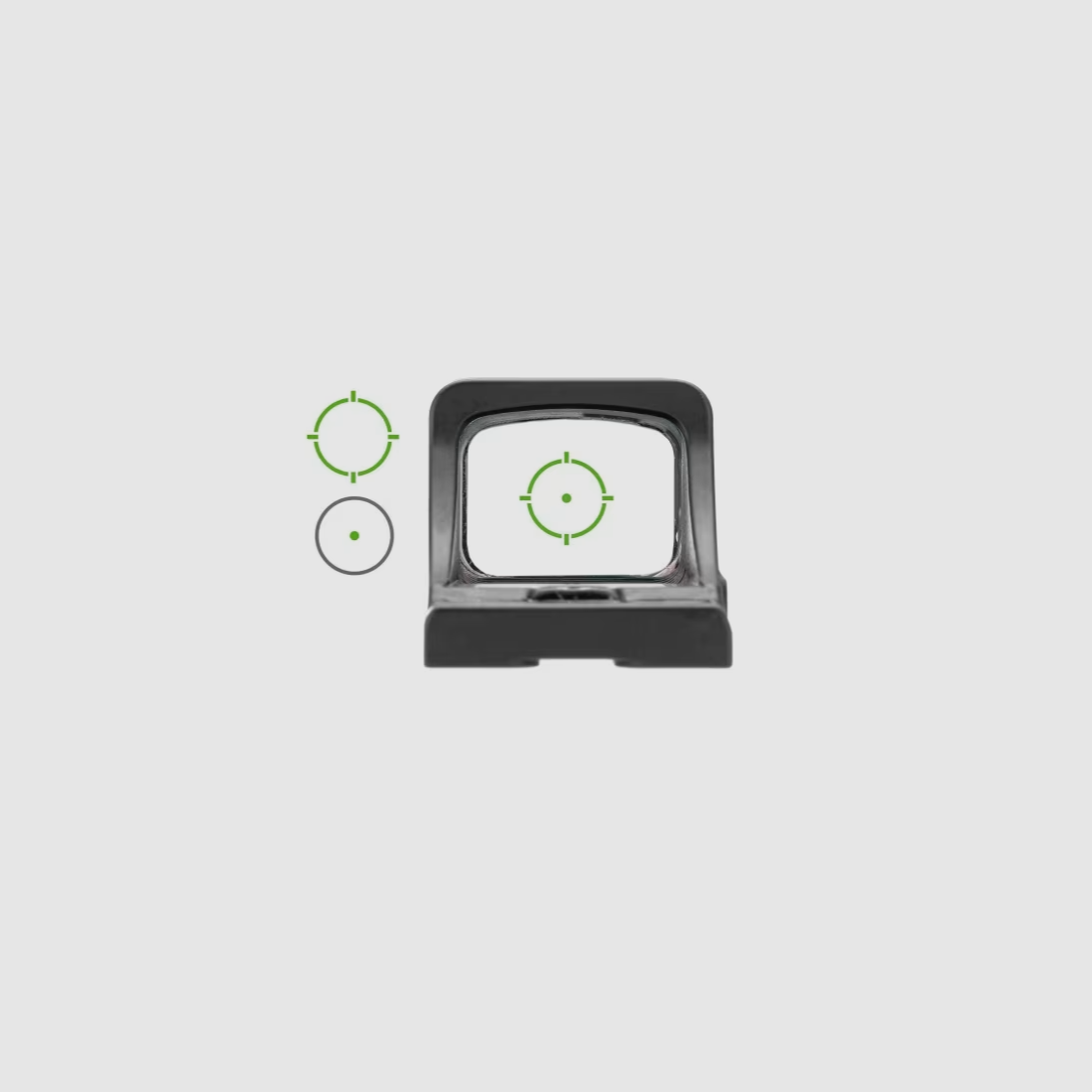 Holosun – SCS Solar Green Circle Dot Sight MOS / black, Bild 11 von 13