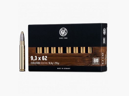 RWS 9,3x62 Evolution 291gr