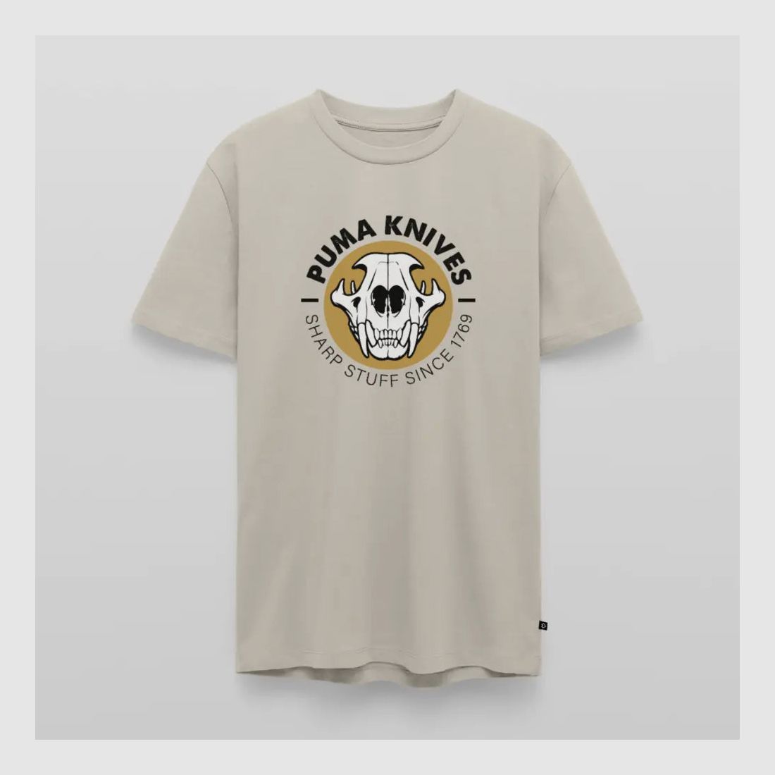 PUMA Men’s Premium T-Shirt "Skull Frontal Sharp Stuff"