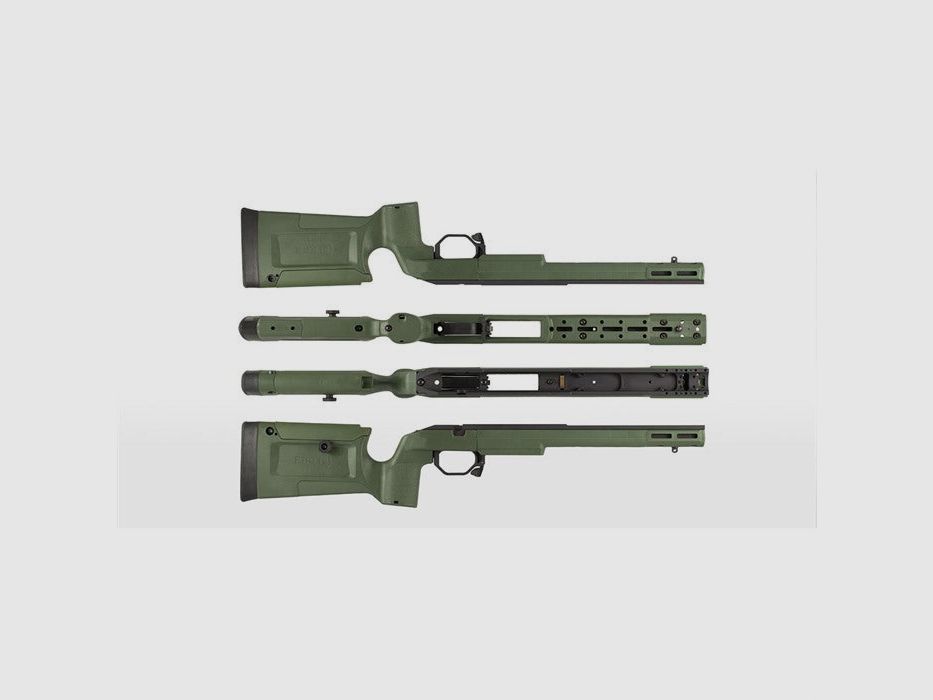 Kinetic Research Group BRAVO Chassis pour Tikka T3X CTR-Magazines, noir