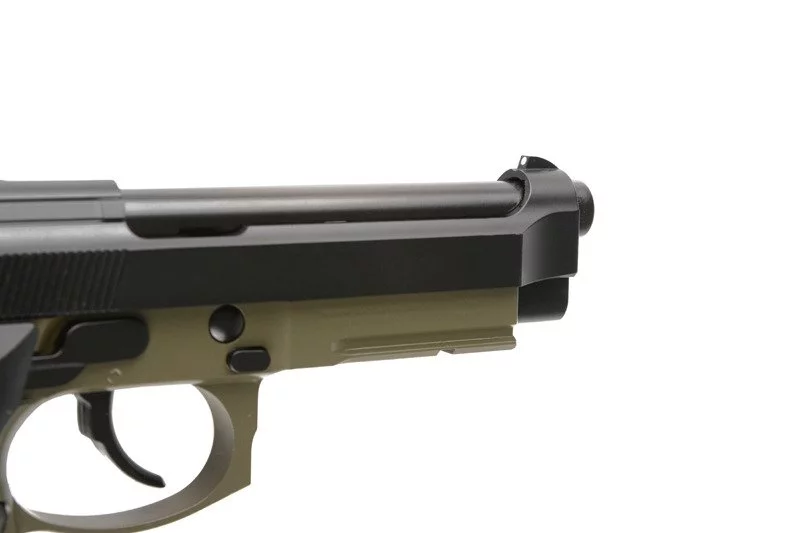 Pistola de CO2 KJW M9A1 (CO2) – color oliva, imagen 18 de 20