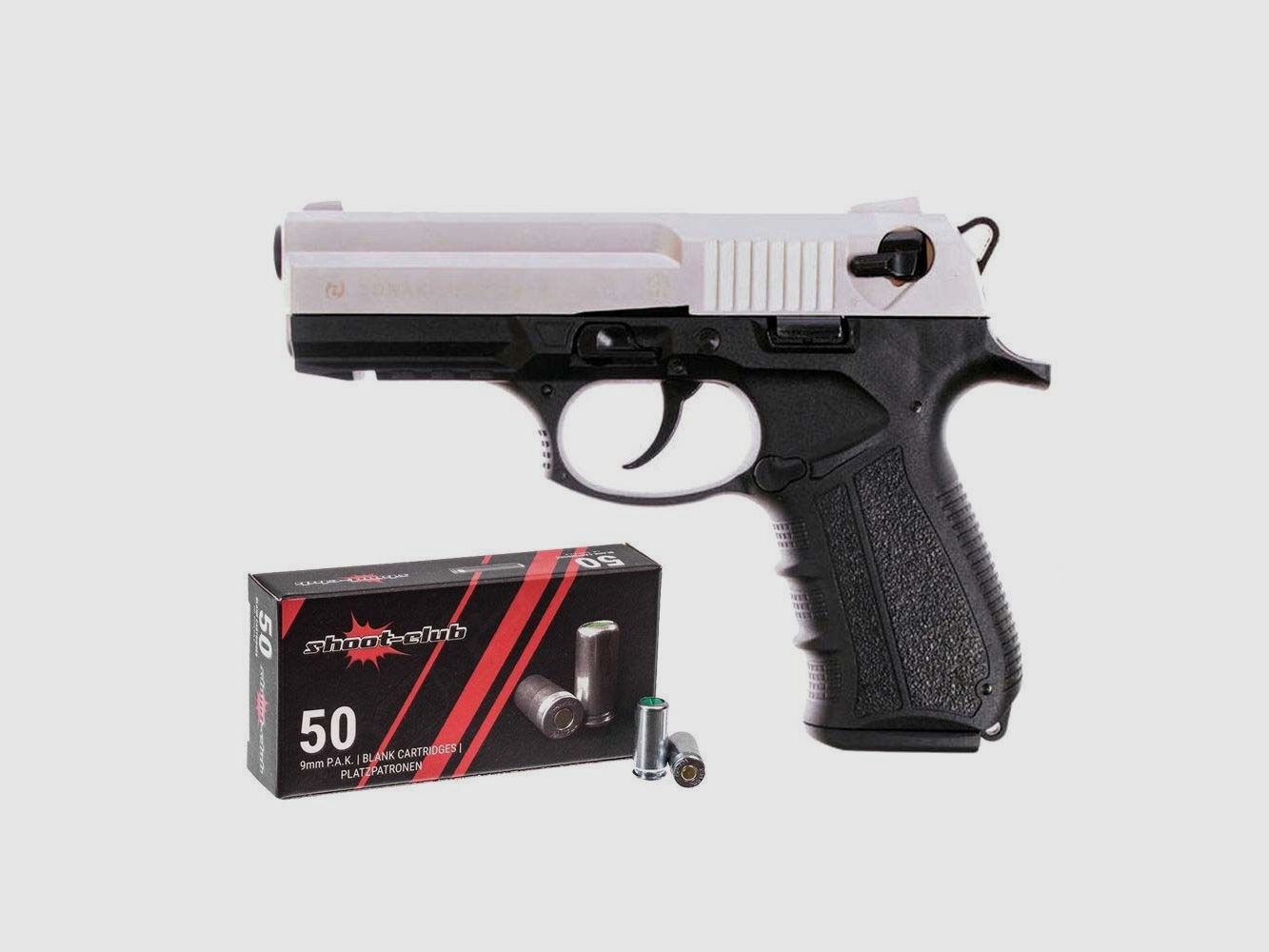 Zoraki Zoraki 2918 Matt Chrom inkl. 50 Schuss Platzpatronen