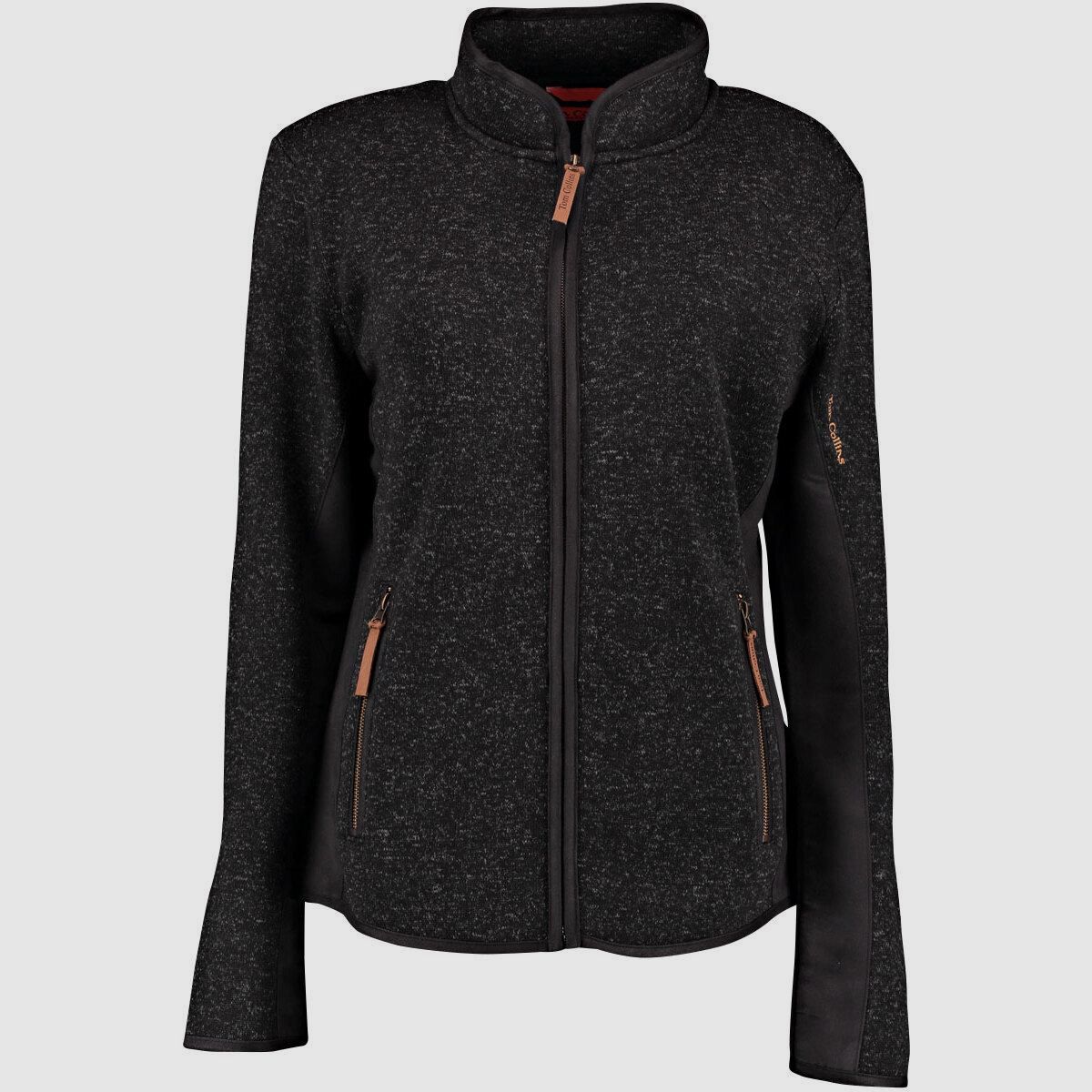 Detit Strickfleece Jacke Damen (Anthrazit)