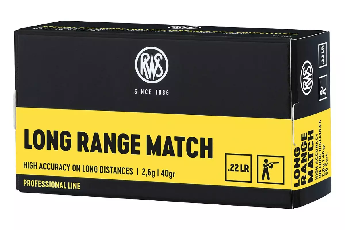 Cartucce RWS Long Range Match Calibro 22LR