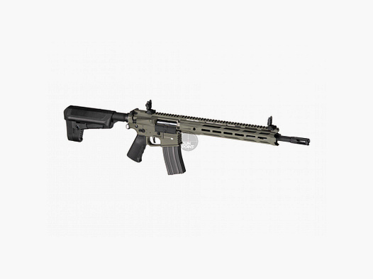 Softair - Geweer - KRYTAC - Trident Mk2 SPR-M S-AEG - vanaf 18, boven 0,5 Joule - Foliage Green