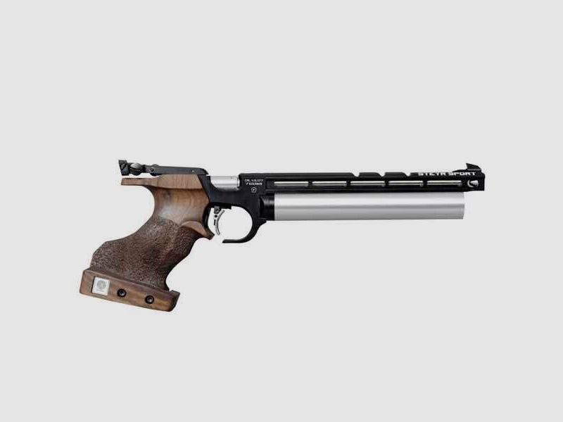 Luftpistole Steyr EVO 10 schwarz/silber rechts Gr.SL Kaliber 4,5mm