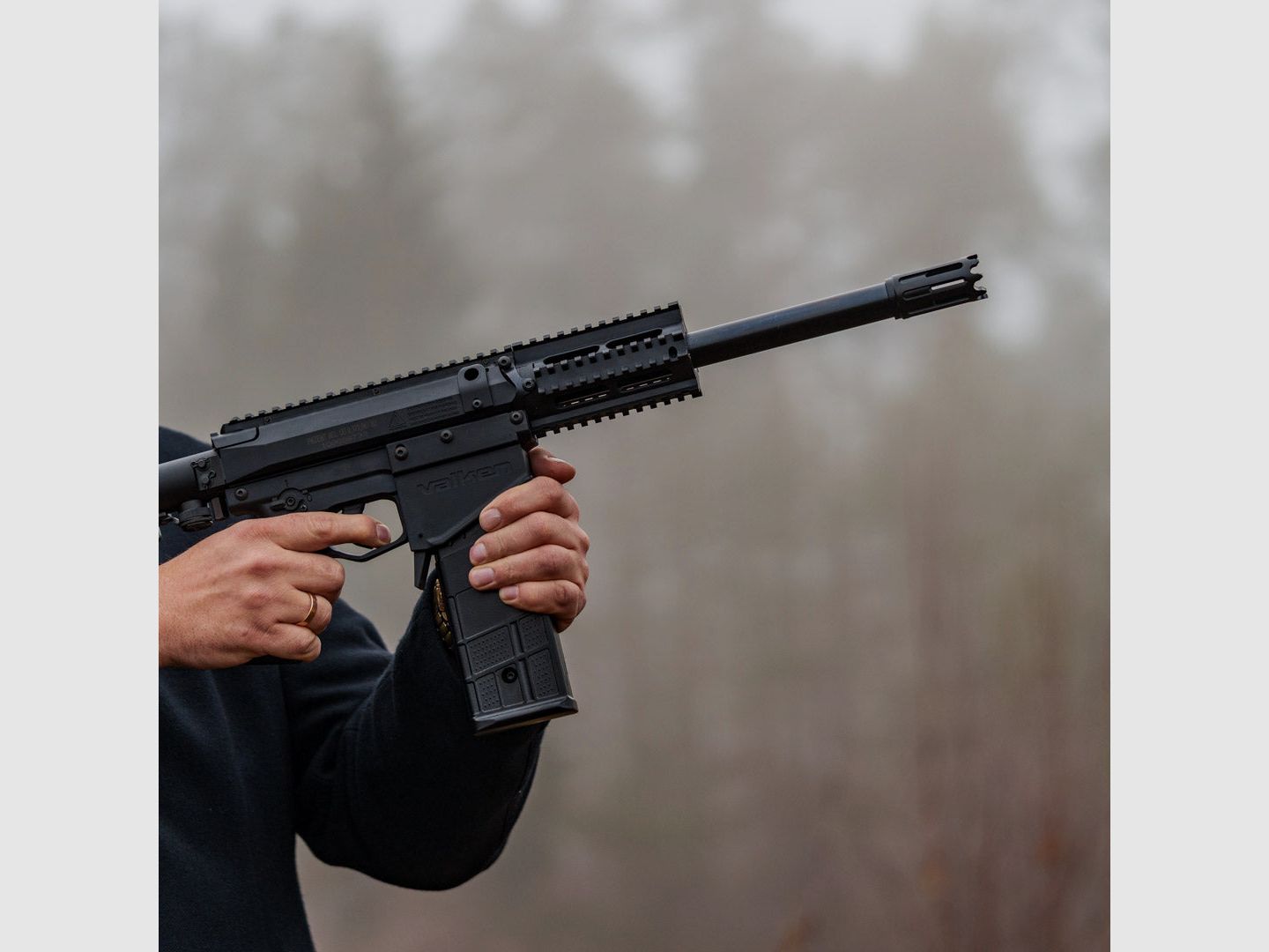 BUNDLE | STEEL or ALU TUNING BARREL | 300MM + MUZZLE BRAKE | 22x1,5mm | Valken Milsig M17 | DIAMETER.683