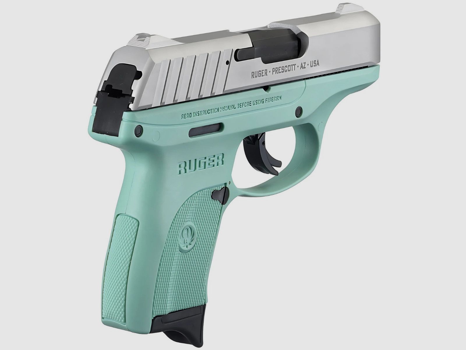 Ruger EC9s Aluminium/Turquoise (13200), afbeelding 5 van 7