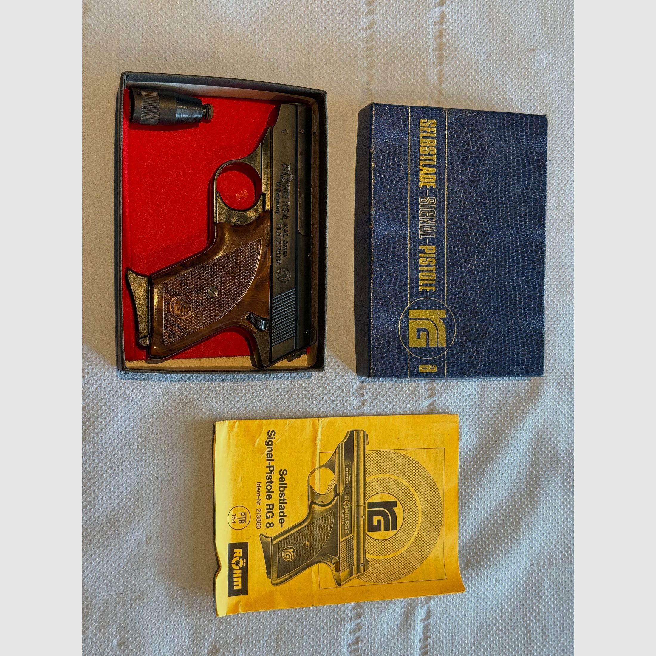 Röhm RG 8 – Schreckschusspistole im Kaliber 8mm (PTB 412)