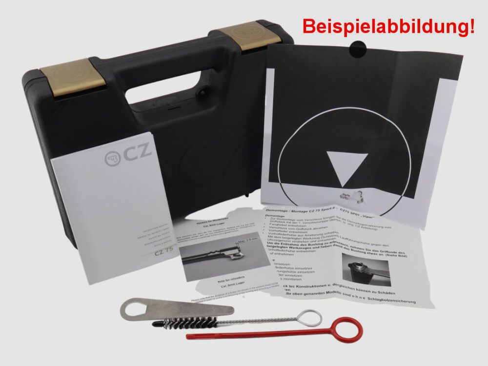 Waffen Oschatz Sport II SA/DA 6" Longslide Matchpistool Walnoot Matchgreep origineel van Waffen-Oschatz Stuttgart CZ75