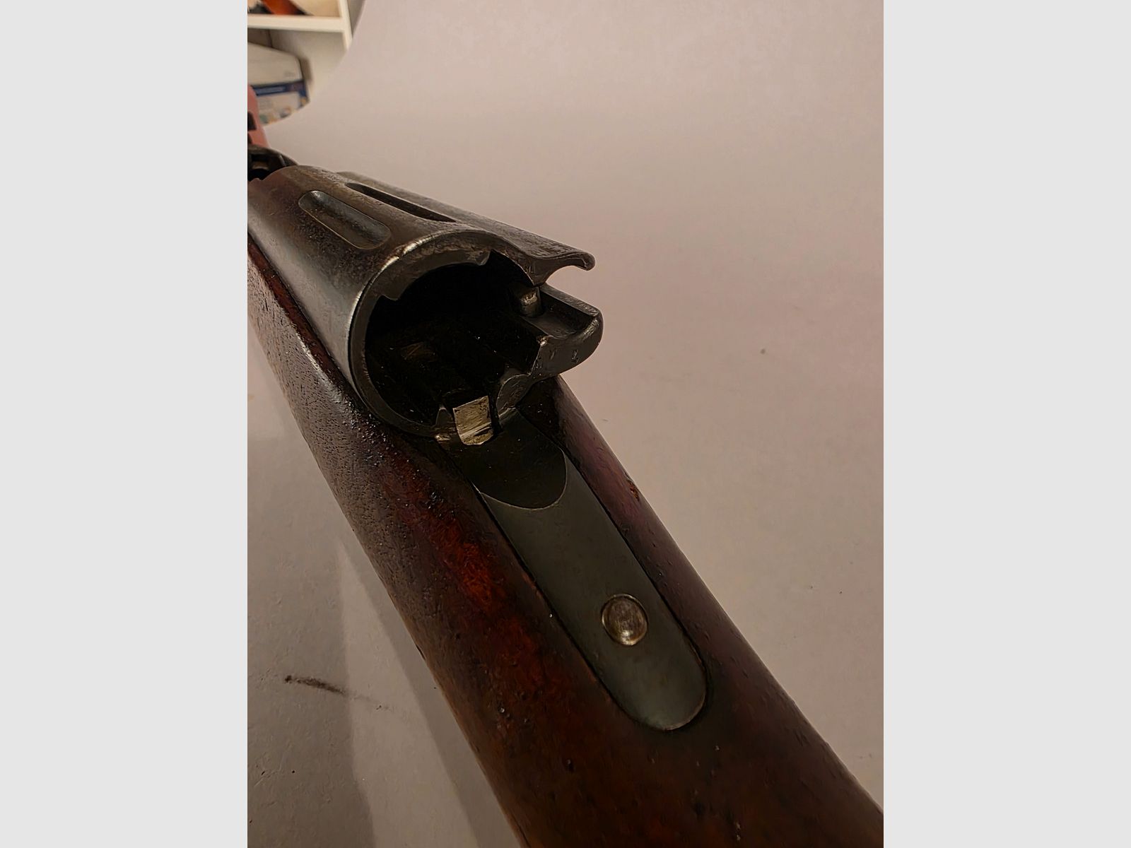 Oryginalny szwajcarski karabin 31 (K31), kaliber 7,5x55, bez zamka