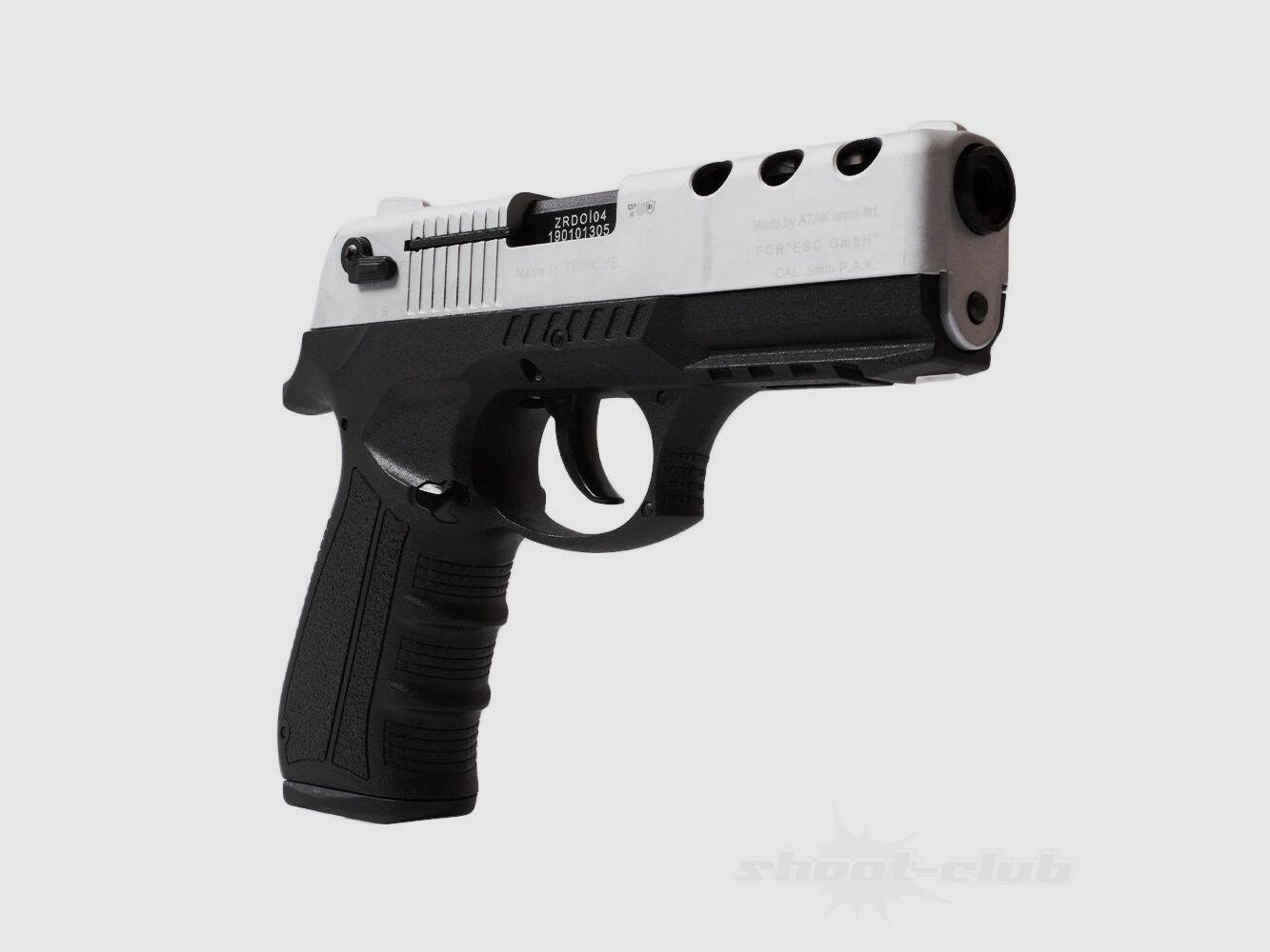 Zoraki Zoraki 4918 matte chrome 9mm P.A.K.