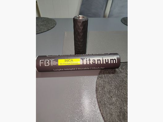 FBT INCA HOT 44Ti, tłumik tytanowy 3D-drukowany
