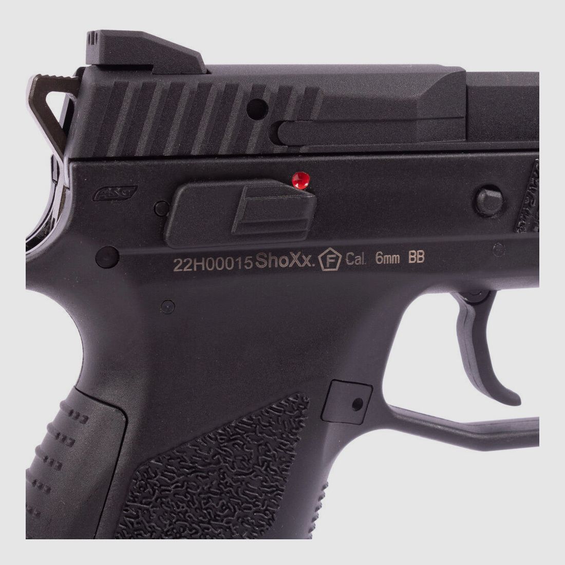 KJ Works CZ P-09 incl. Case Blk Airsoft CO2 GBB Pistola da 18