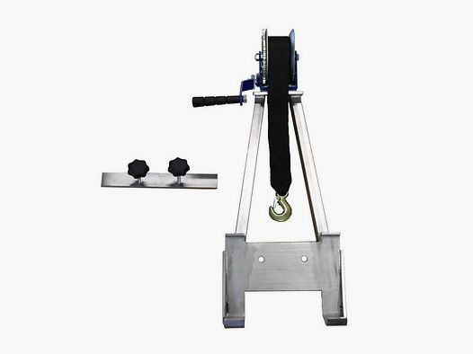 HECK-PACK opsteekbare RVS lierhouder incl. handlier