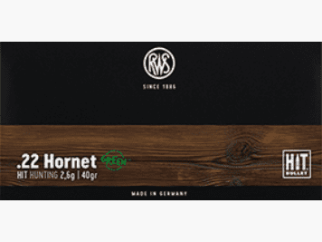 RWS .22 HORNET HIT 2.6g 40 gr - 20 pcs