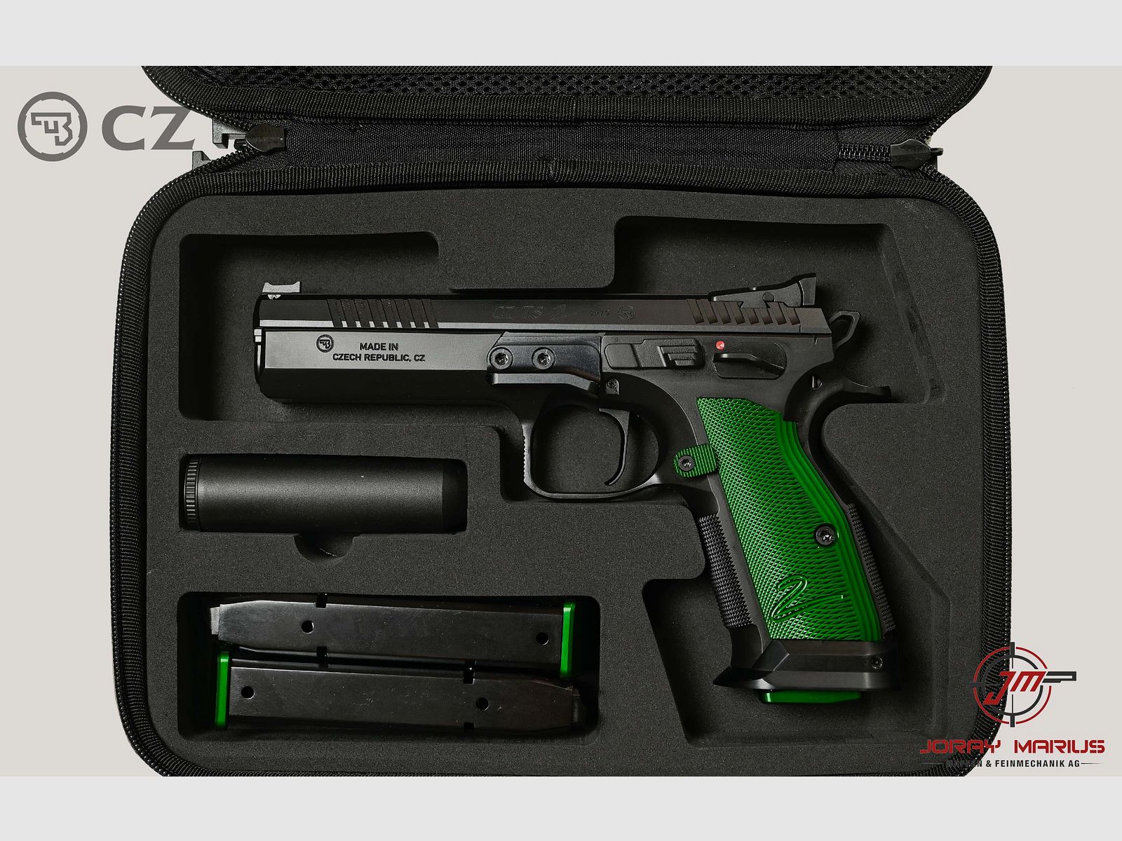 CZ TS 2 Racing Green 9mm Para, 20-Schuss 5.25″, Bild 2 von 2