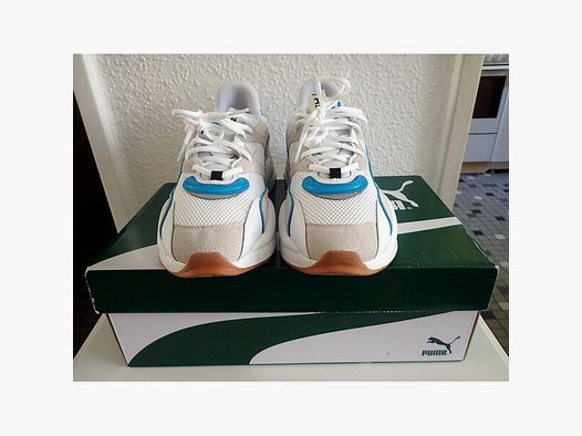 Puma RS-2K Futura White-White-Atomic Blue, Gr. EUR 44,50, UK 10, neu!