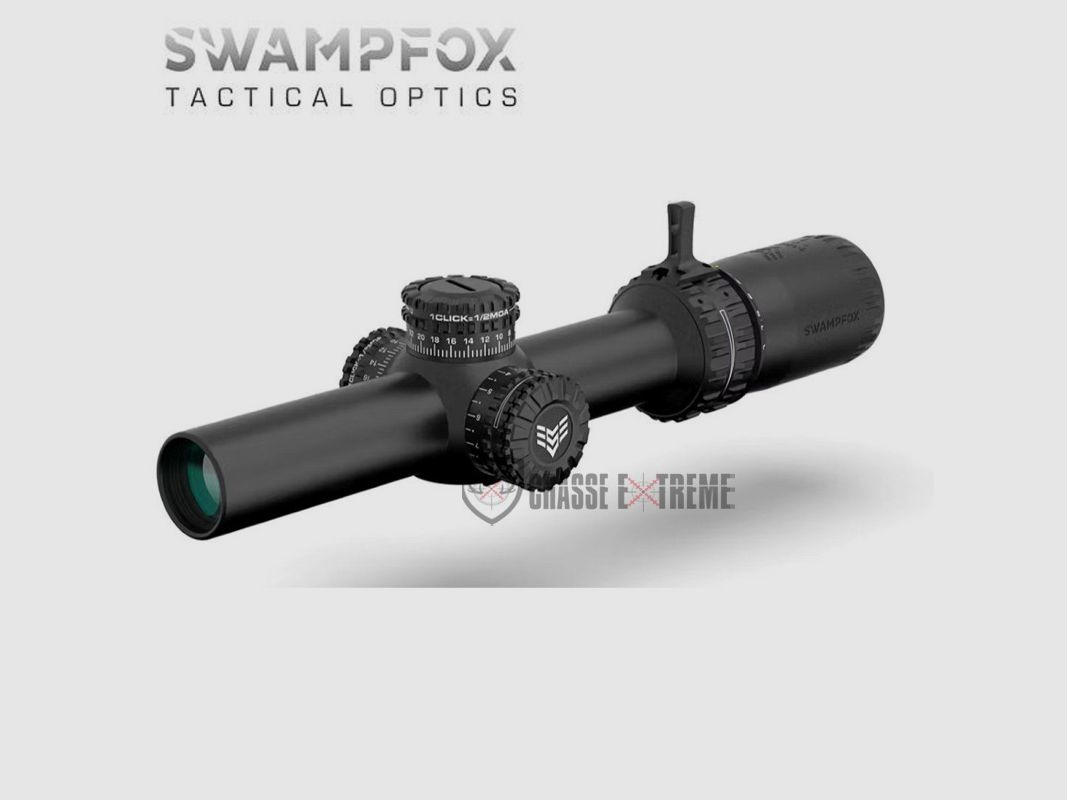 Zielfernrohr LPVO SWAMPFOX Arrowhead 1-8x24 SFP Rot BDC 30mm, Bild 1 von 4