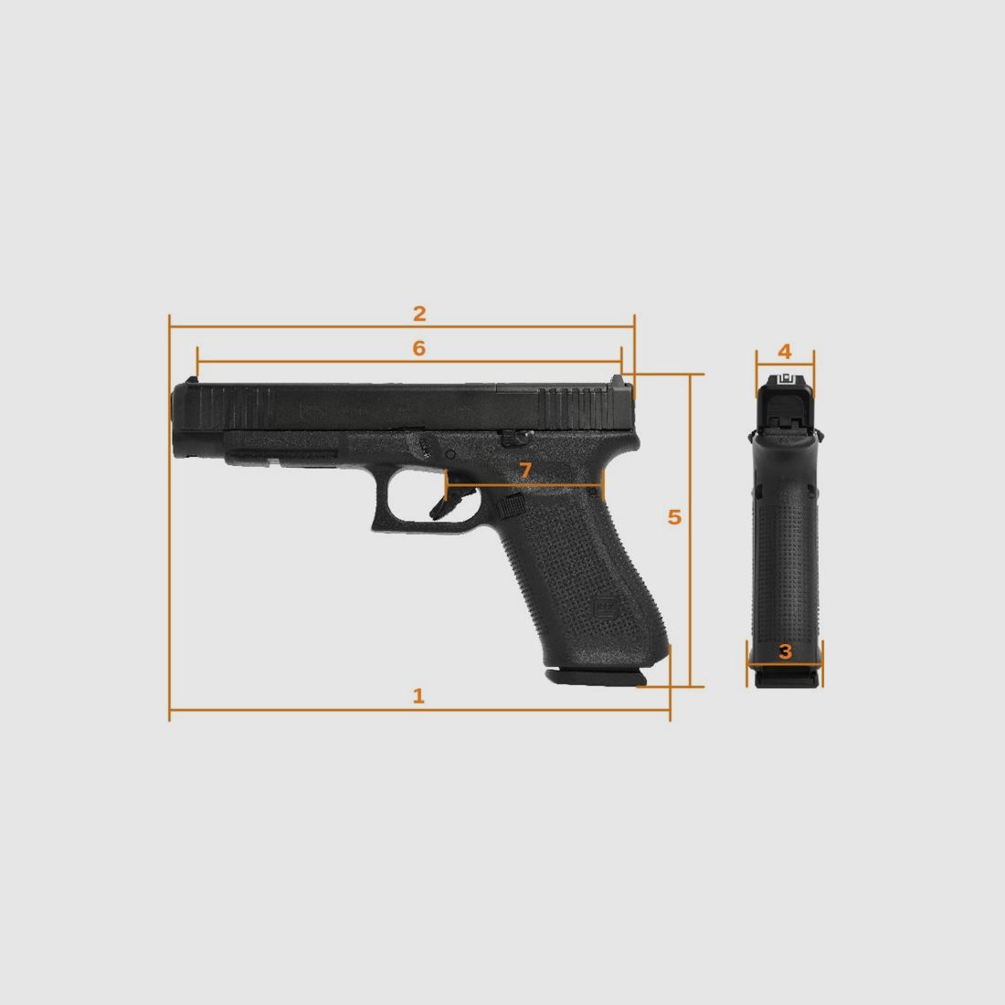 GLOCK 34 Gen5/MOS/FS – Cal. 9 mm Luger