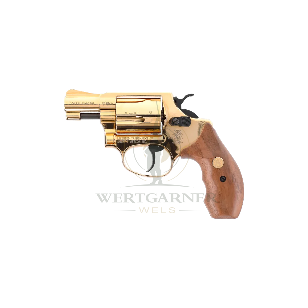Smith & Wesson Chiefs Special 24 Karat Oberfläche 9 mm R.K, Bild 1 von 6