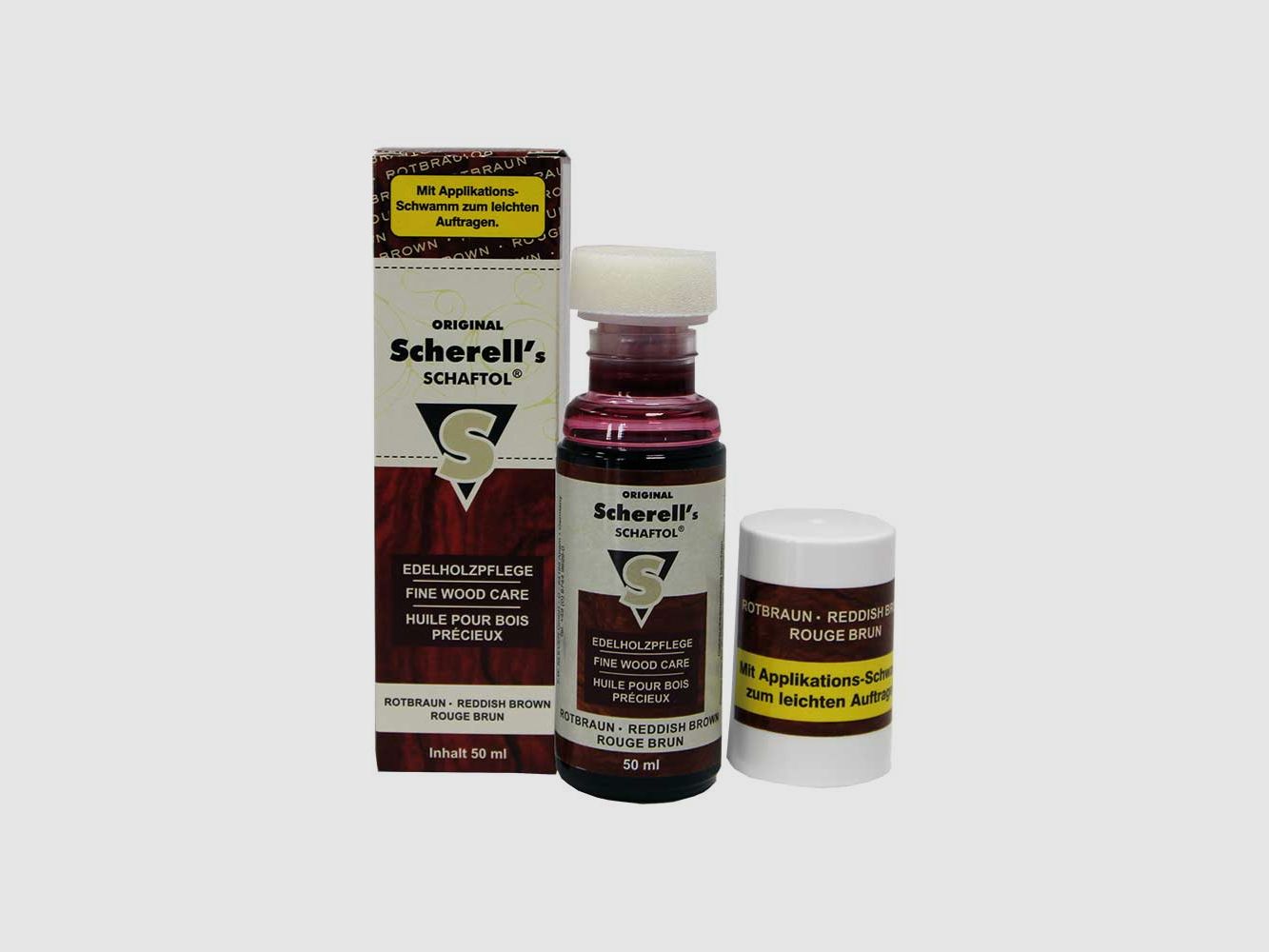 SCHERELL'S Schaftöl rotbraun
