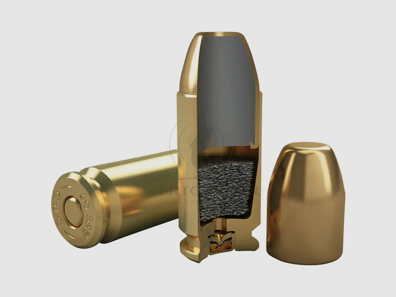 Magtech .40 S&W Full Metal Jacket Flat Nose 10.7g/165grs., image 3 of 3
