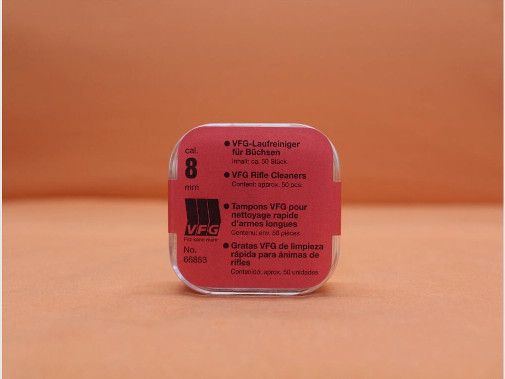 VFG. VFG-Laufreiniger 8mm (66853) 50 St. saugfähiger Spezialfilz
