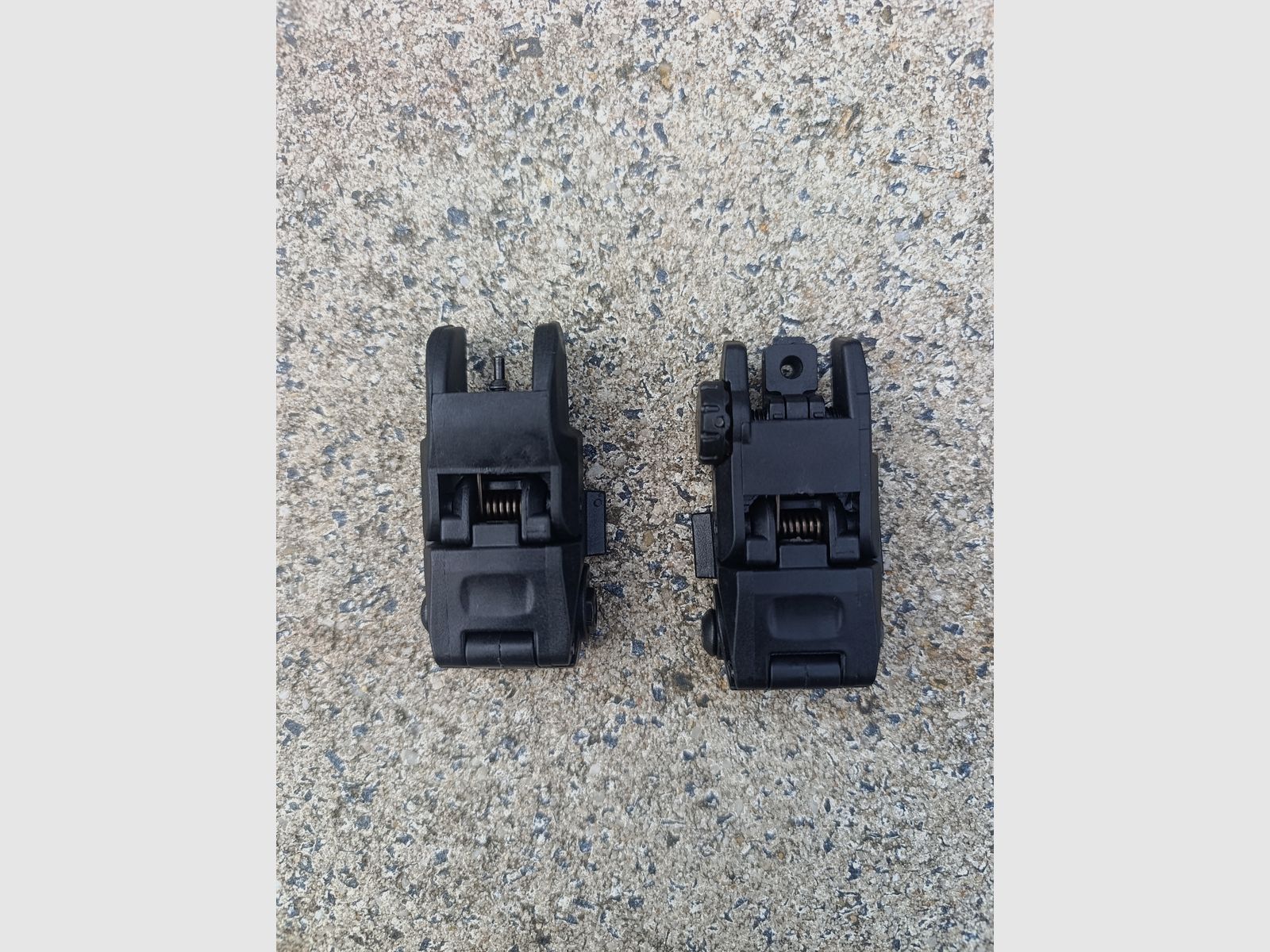 Backup Iron Sights|Flip Up Sights for Picatinny, e.g. AR15, image 1 of 2