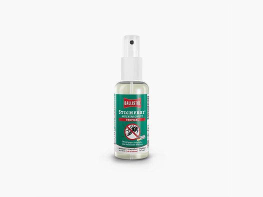 Ballistol Repellente per Insetti Senza Pungiglione Tropical Pump Spray 100 ml