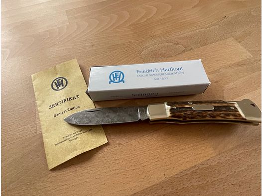 3 Hartkopf Damast Klappmesser