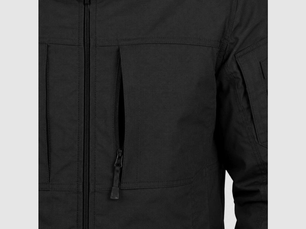 Kurze Fighter-Jacke schwarz 8 Taschen Ripstop M-3XL, Bild 15 von 17