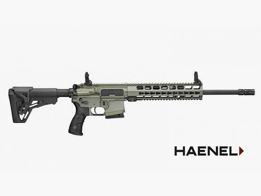 Haenel zelfladende geweer CR 223 16,65" Olijf