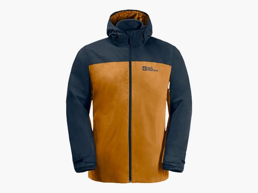 JACK WOLFSKIN Taubenberg 3in1 Giacca M Safflower