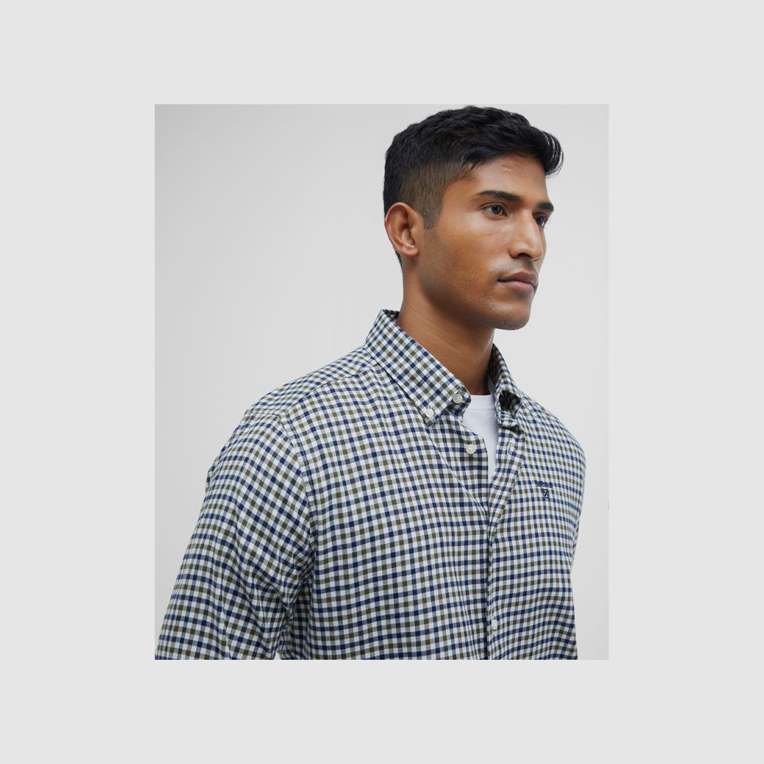 BARBOUR FINKLE TAILORED OLIVE SHIRT, Bild 5 von 7