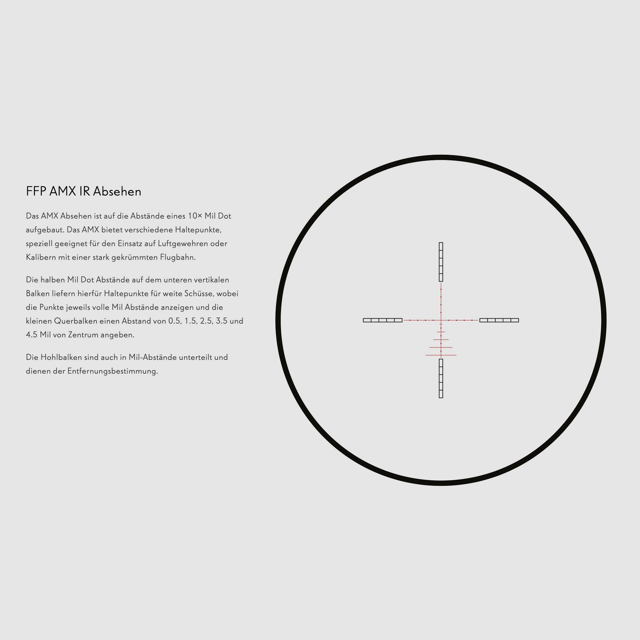 HAWKE 13350 Zielfernrohr AIRMAX 30 FFP SF 4-16x50 AMX IR Absehen