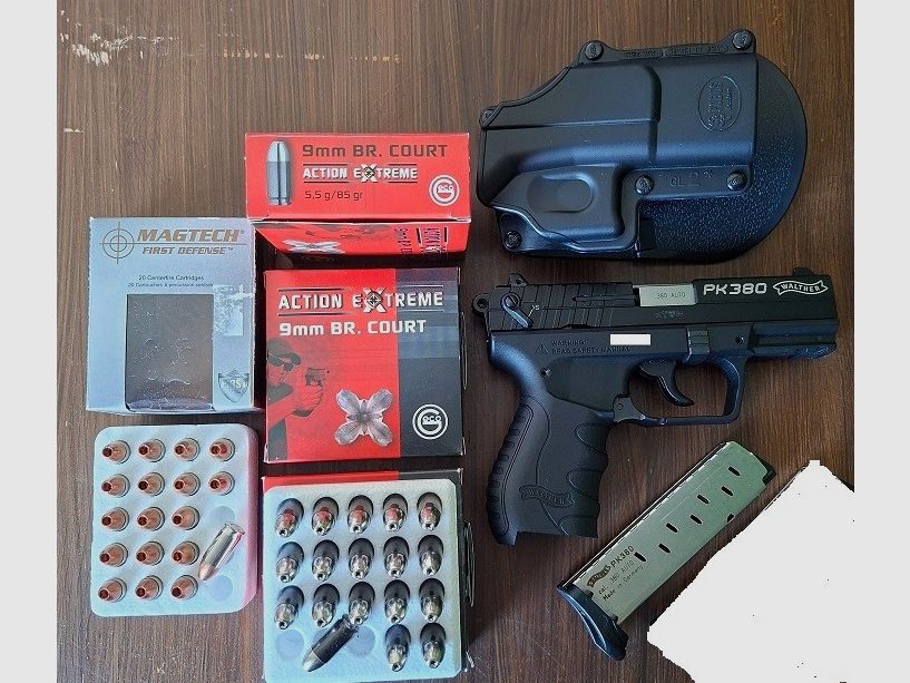 Walther PK380 czarny, 9 mm kurz, + akcesoria, zdjęcie 2 z 2