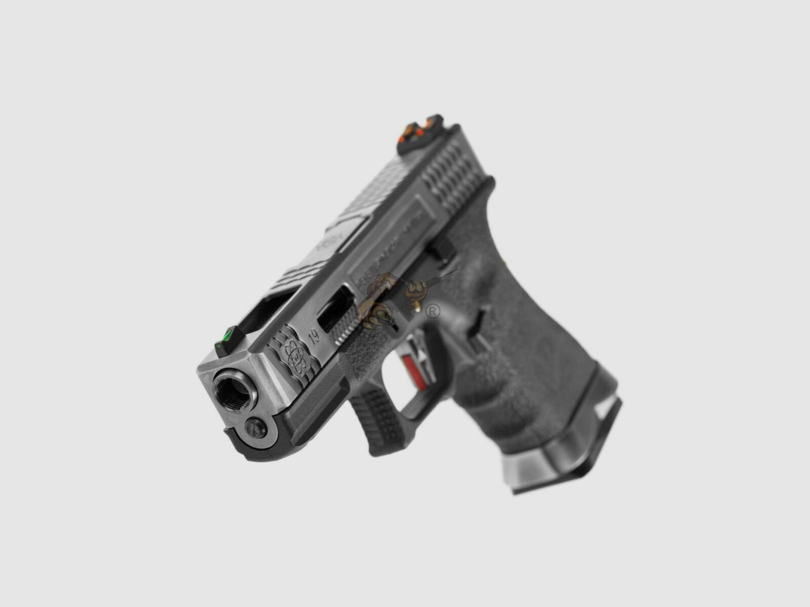 WE Custom 19 Metalen Versie Dual Tone Zwart GBB -F-