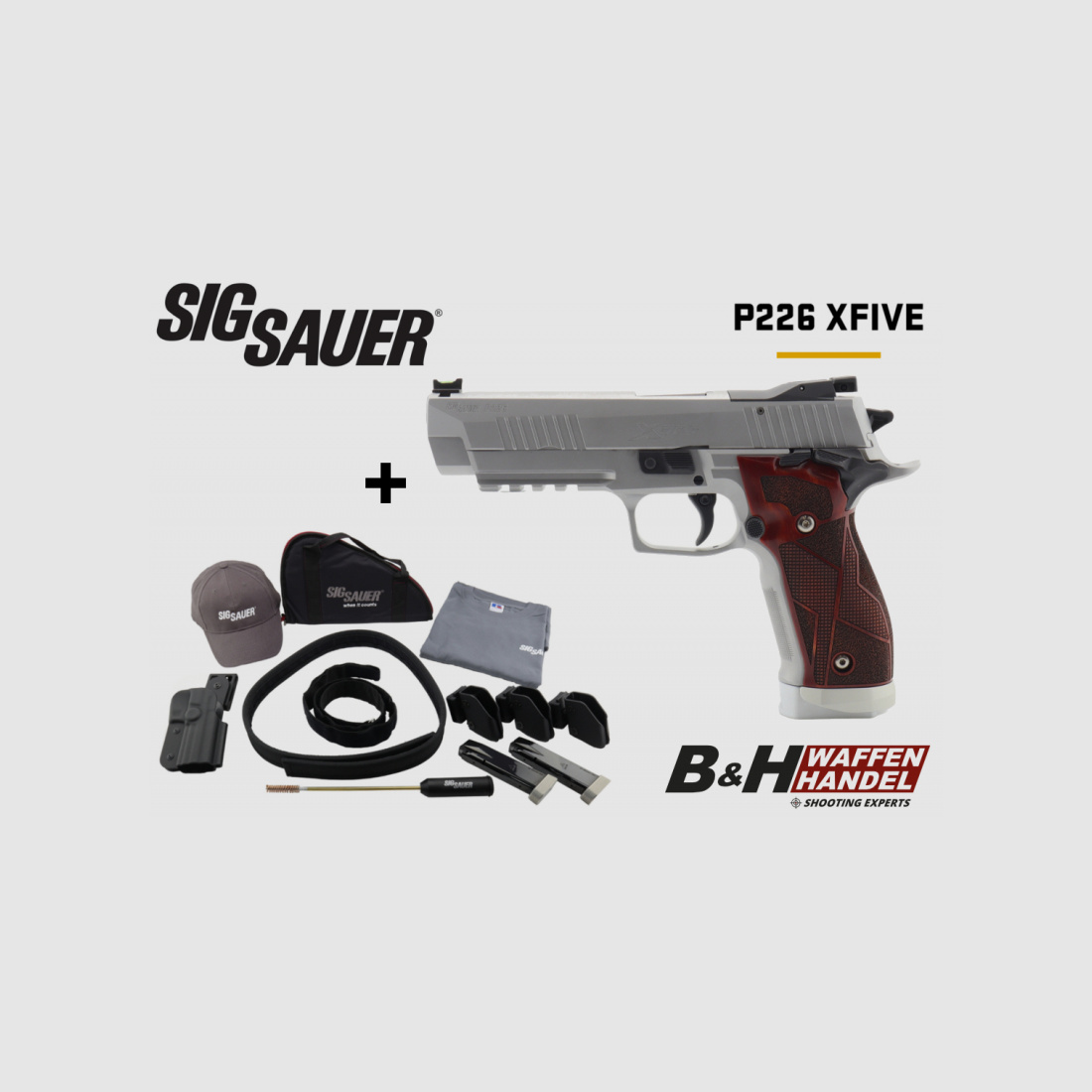 Neuwaffe, auf Lager: Sig Sauer P226 X5 Classic mit IPSC Cahmpions Package X-Five vgl. X-Six