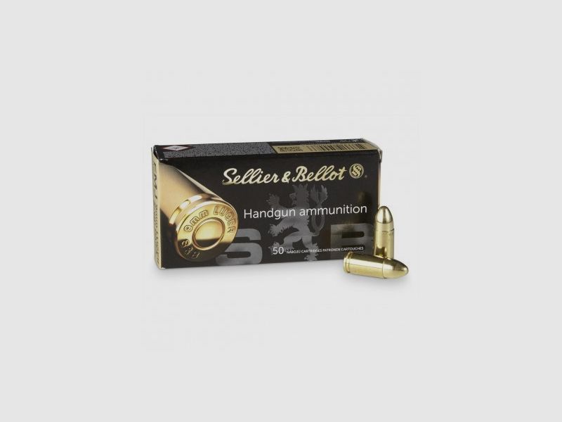 9×19 FMJ SELLIER & BELLOT (scatola da 50)