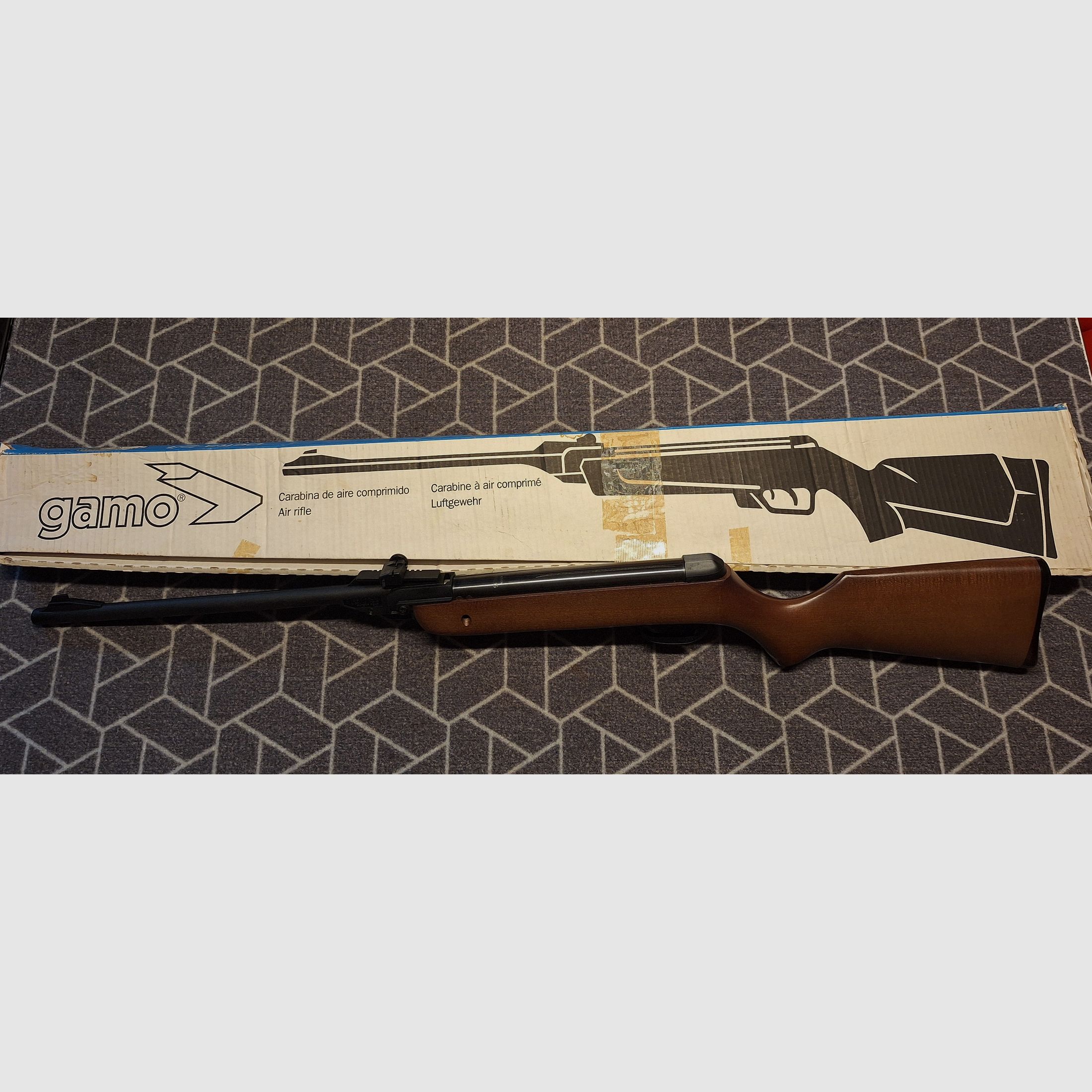 Gamo Delta 24 luchtbuks met breekloop 4,5mm Diabolo - als nieuw!
